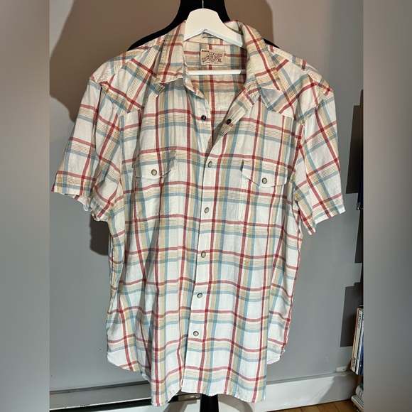 Lucky Brand Men’s Plaid Buttonup XL - Picture 1 of 4